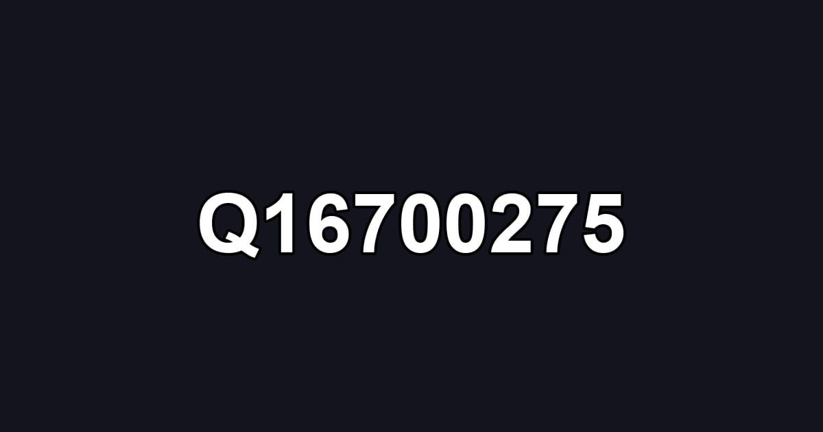 Q16700275