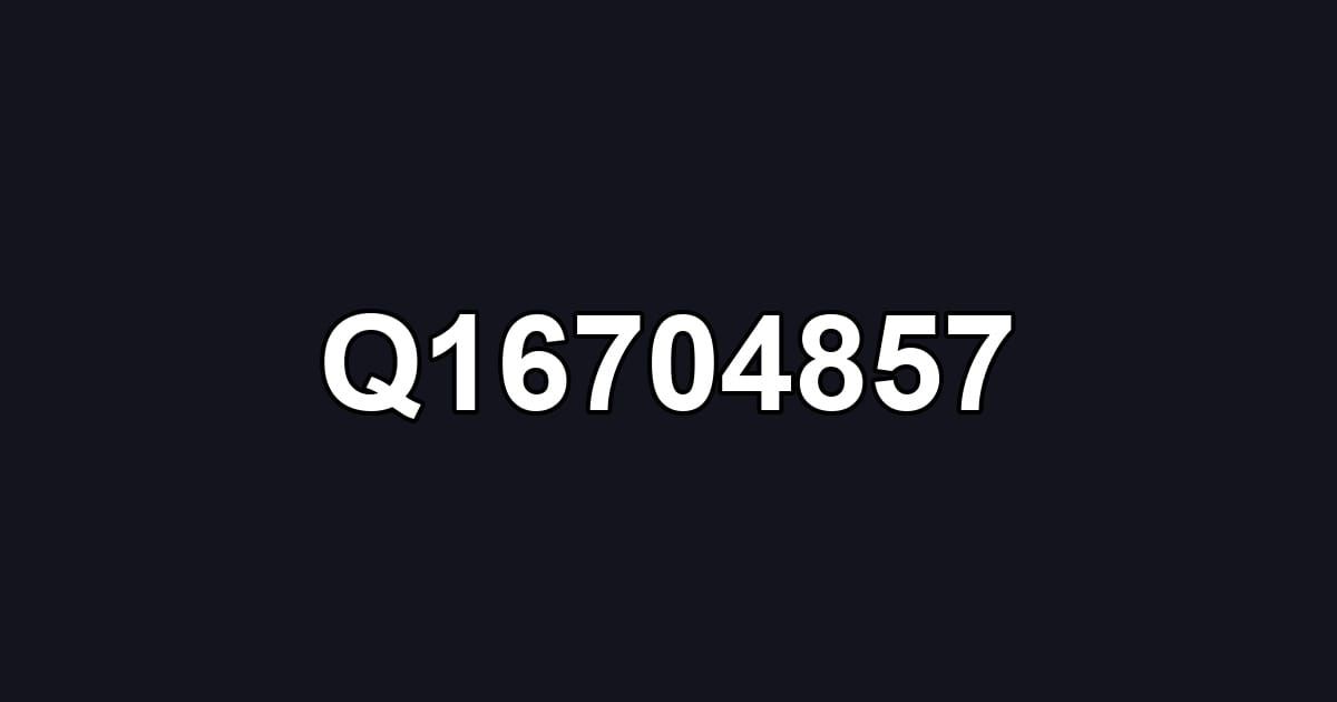 Q16704857