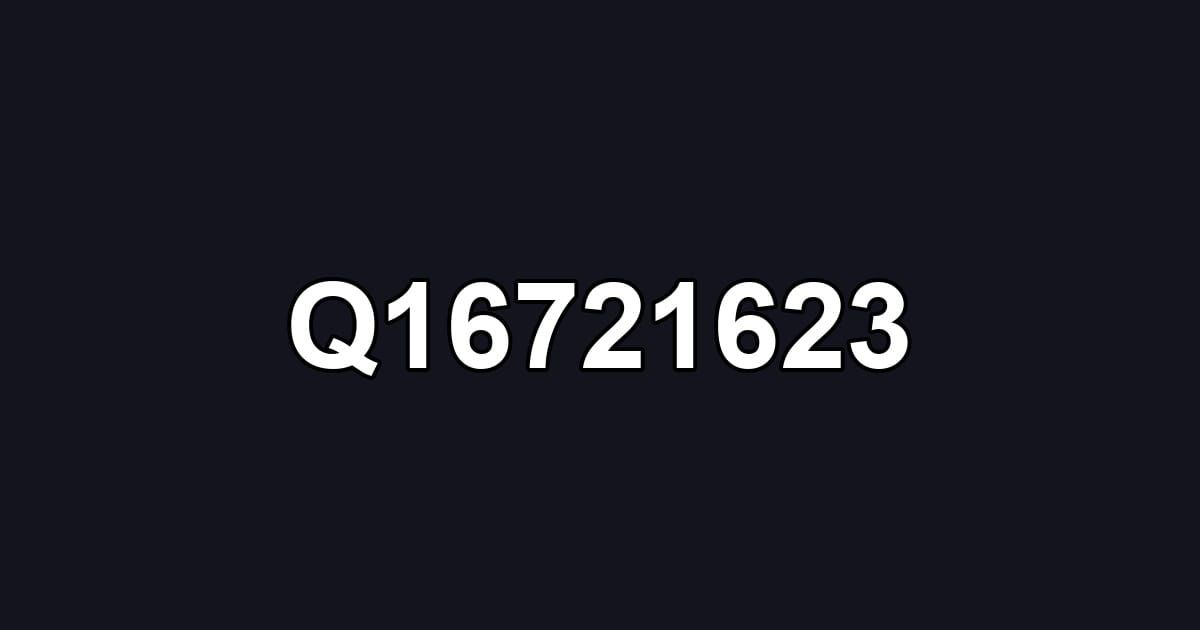 Q16721623