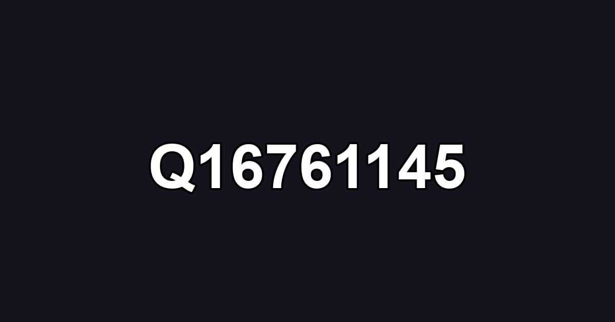 Q16761145