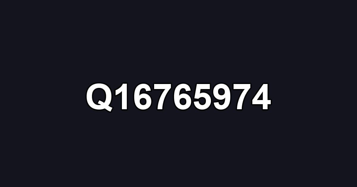 Q16765974