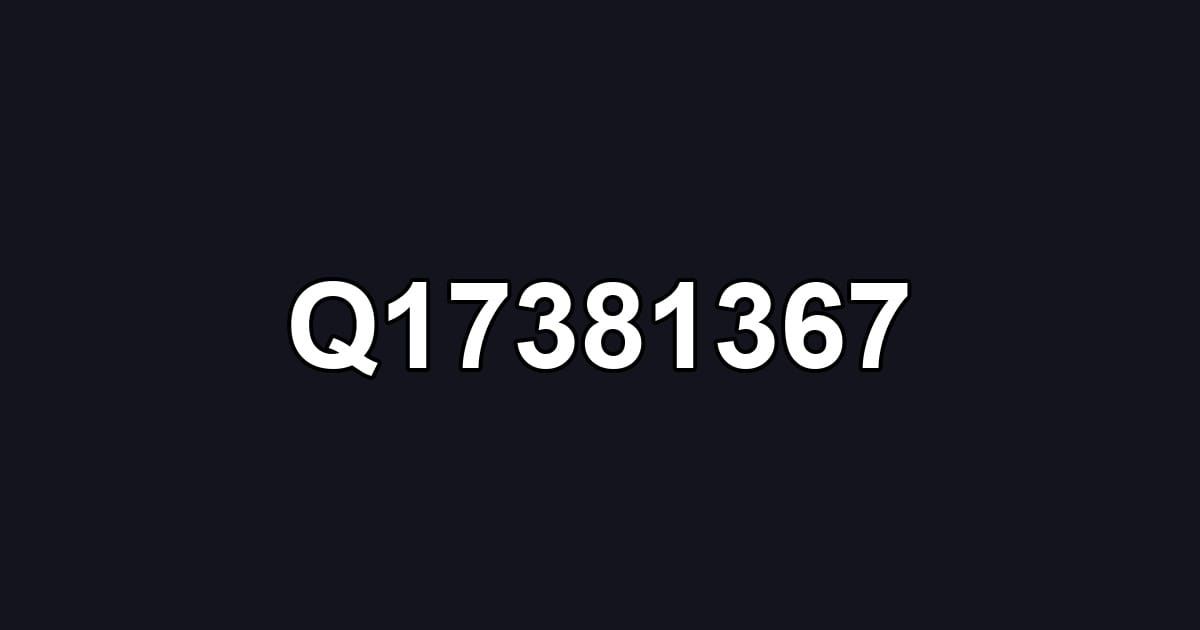 Q17381367