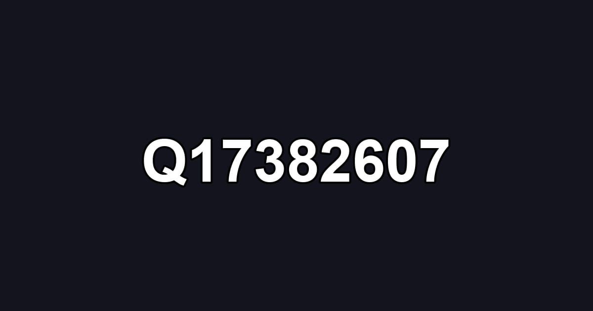 Q17382607