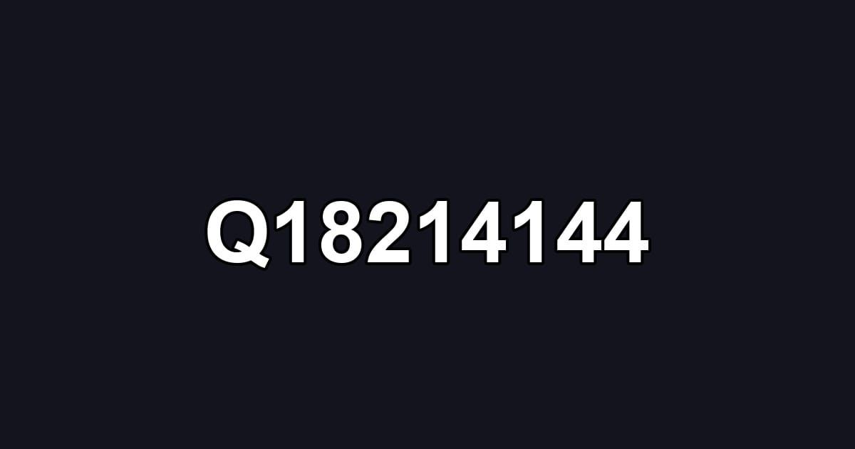 Q18214144
