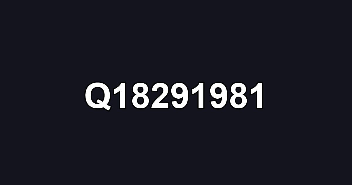 Q18291981