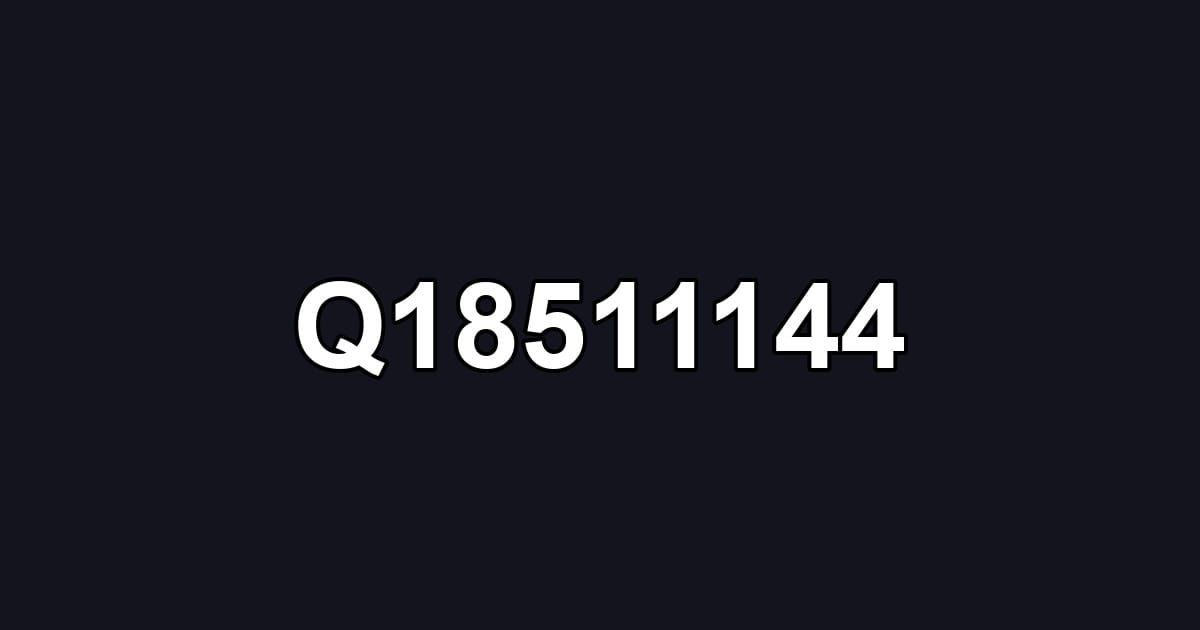 Q18511144