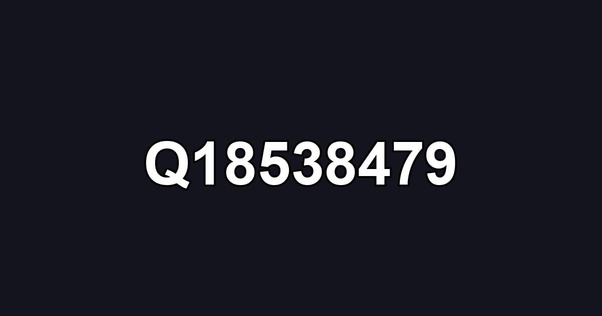 Q18538479