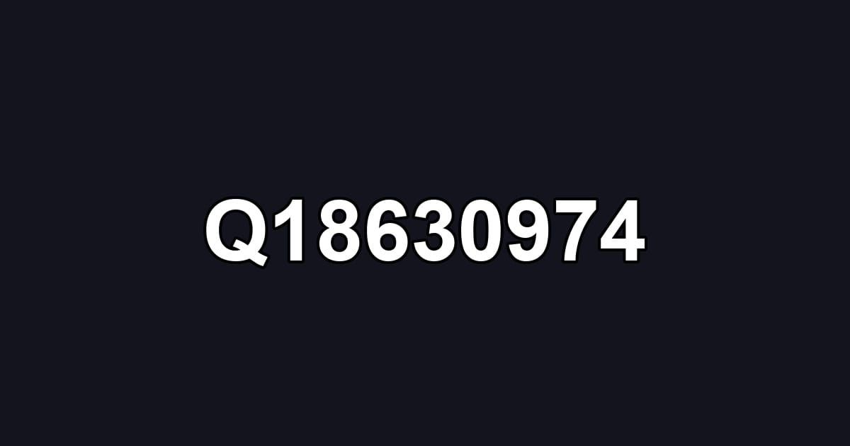 Q18630974