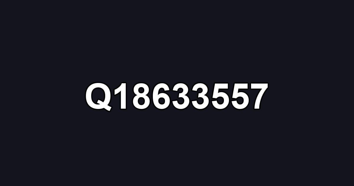 Q18633557