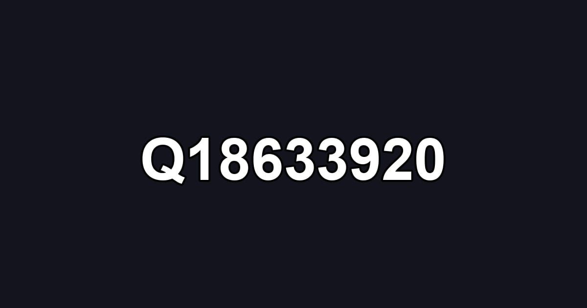 Q18633920