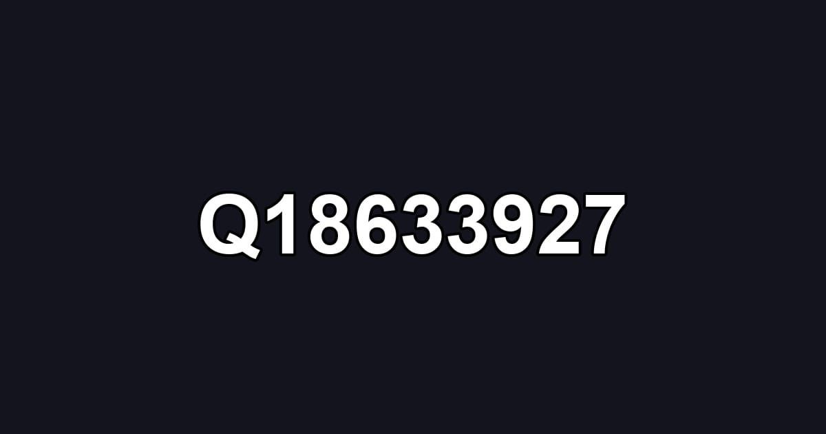 Q18633927