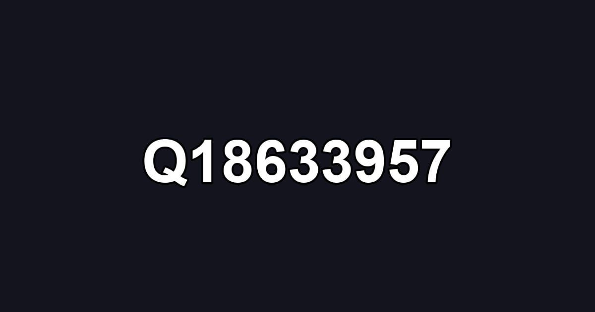 Q18633957