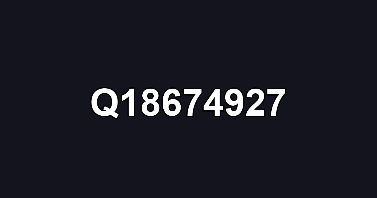 Q18674927