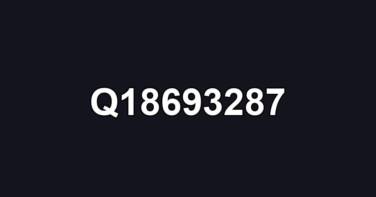 Q18693287