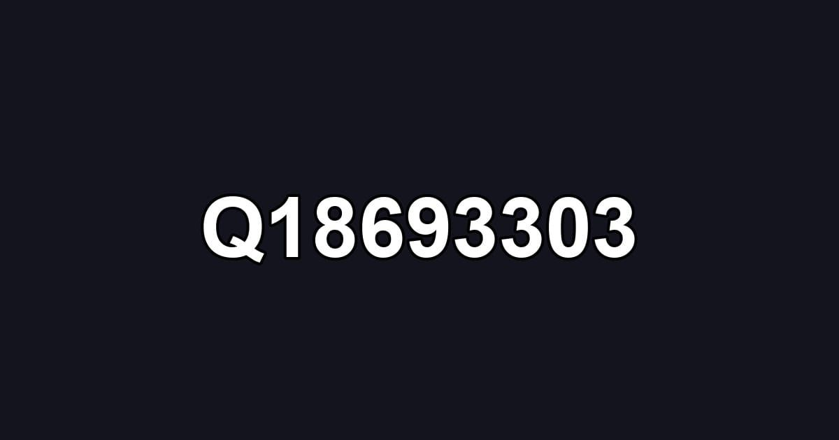 Q18693303