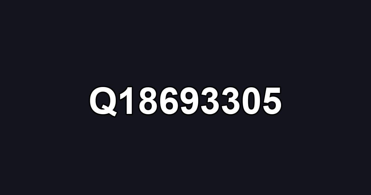 Q18693305