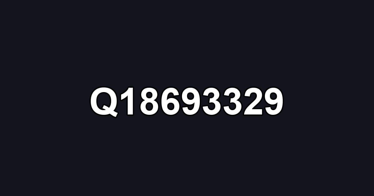 Q18693329