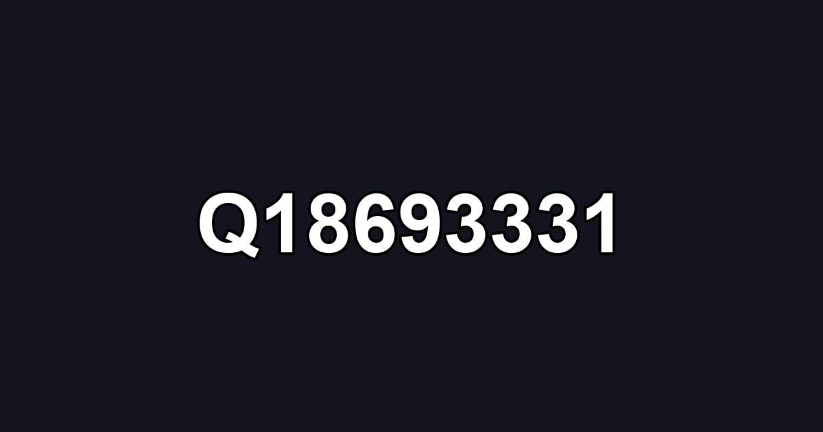 Q18693331