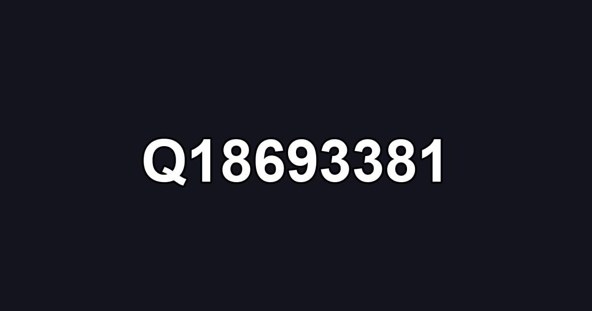 Q18693381