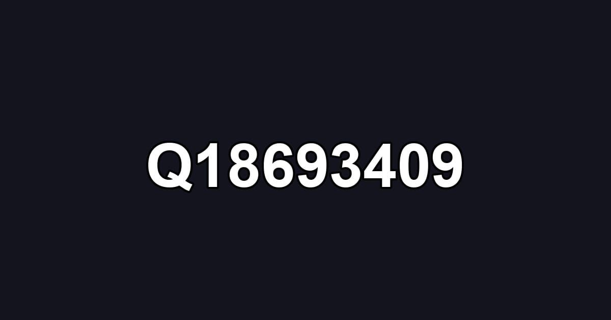 Q18693409