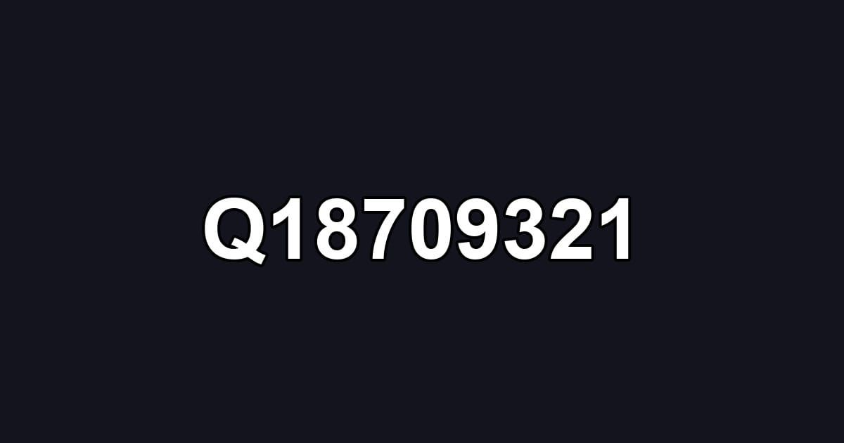 Q18709321