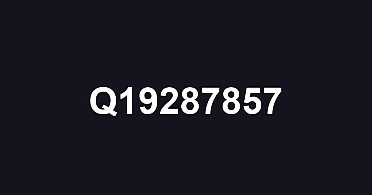 Q19287857