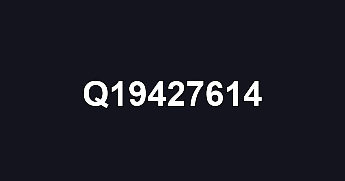 Q19427614