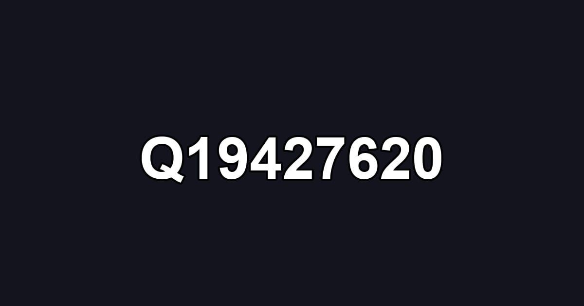 Q19427620