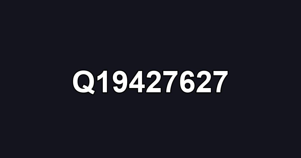 Q19427627