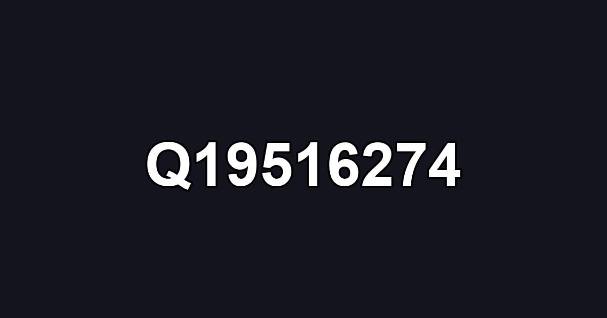 Q19516274