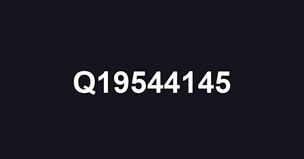 Q19544145