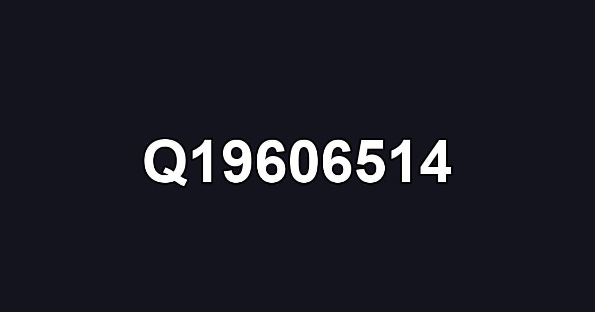 Q19606514