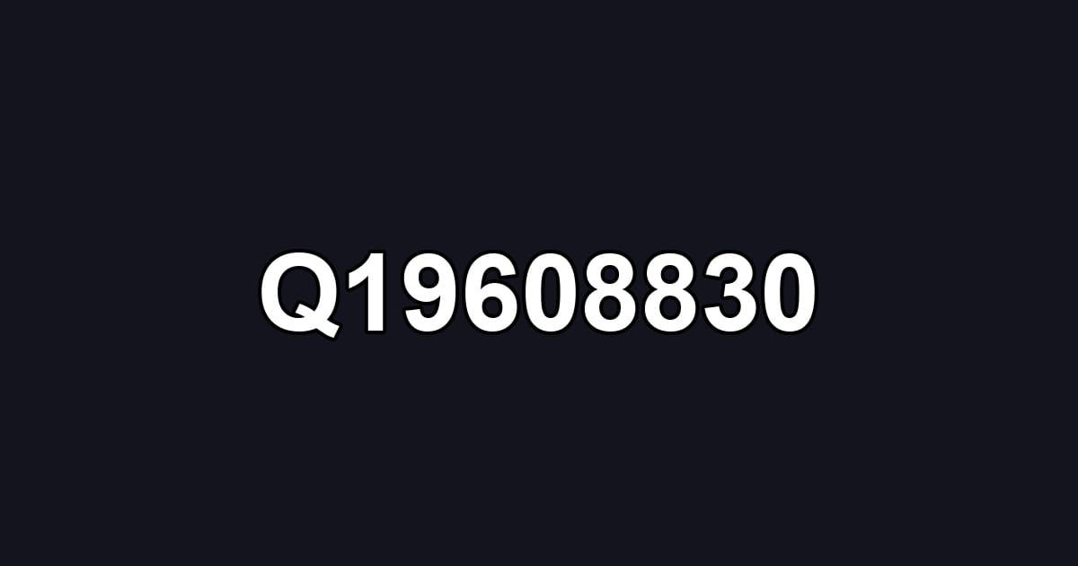 Q19608830