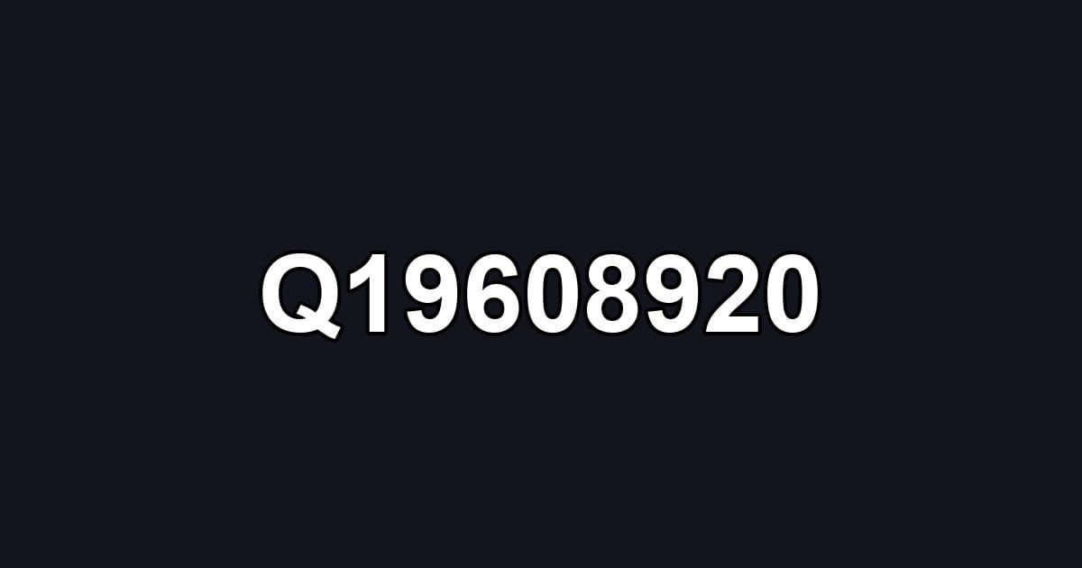Q19608920