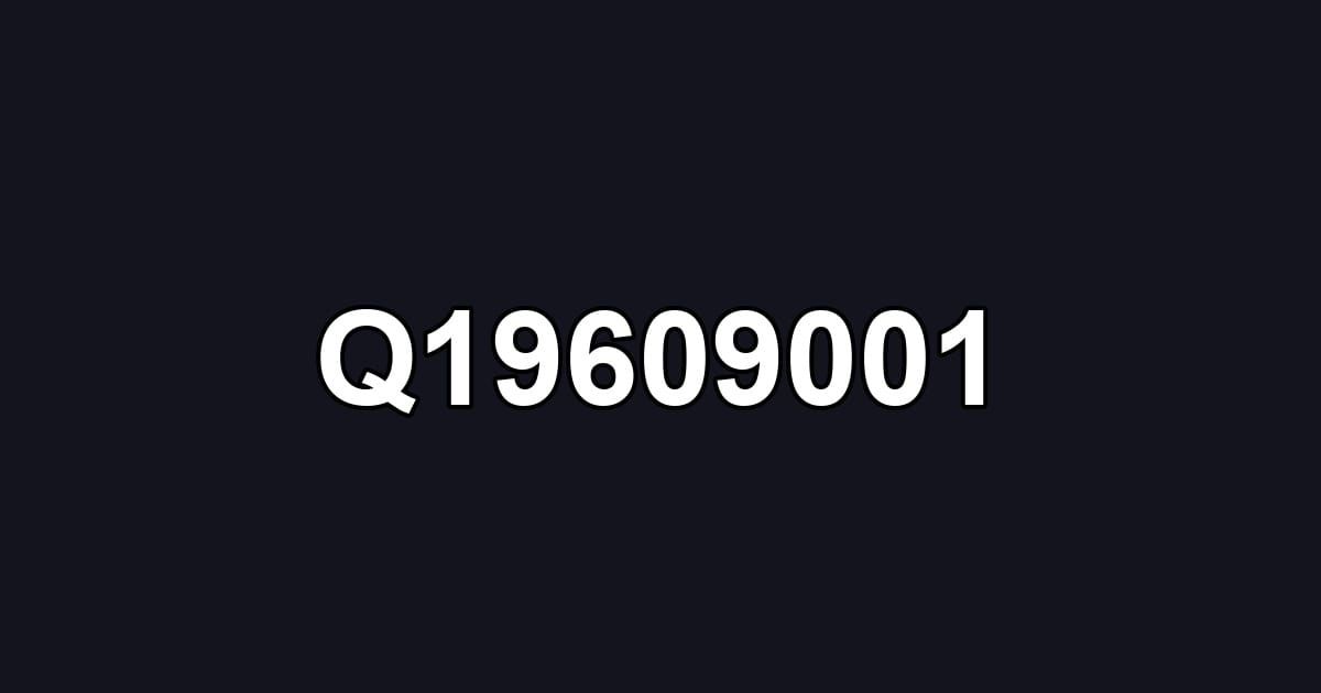 Q19609001