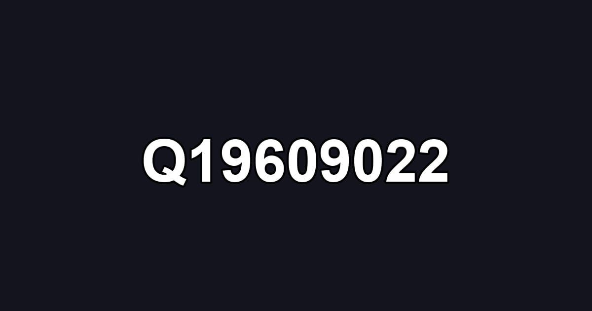Q19609022