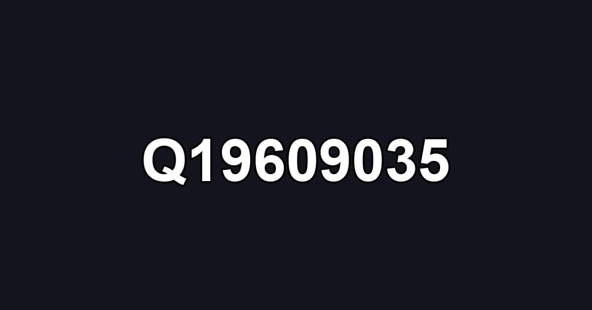 Q19609035