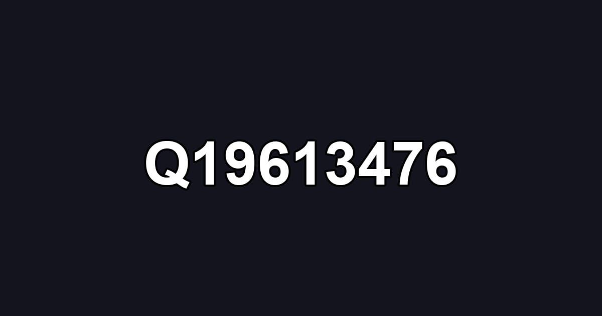 Q19613476