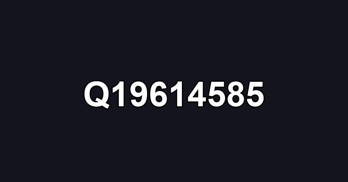 Q19614585