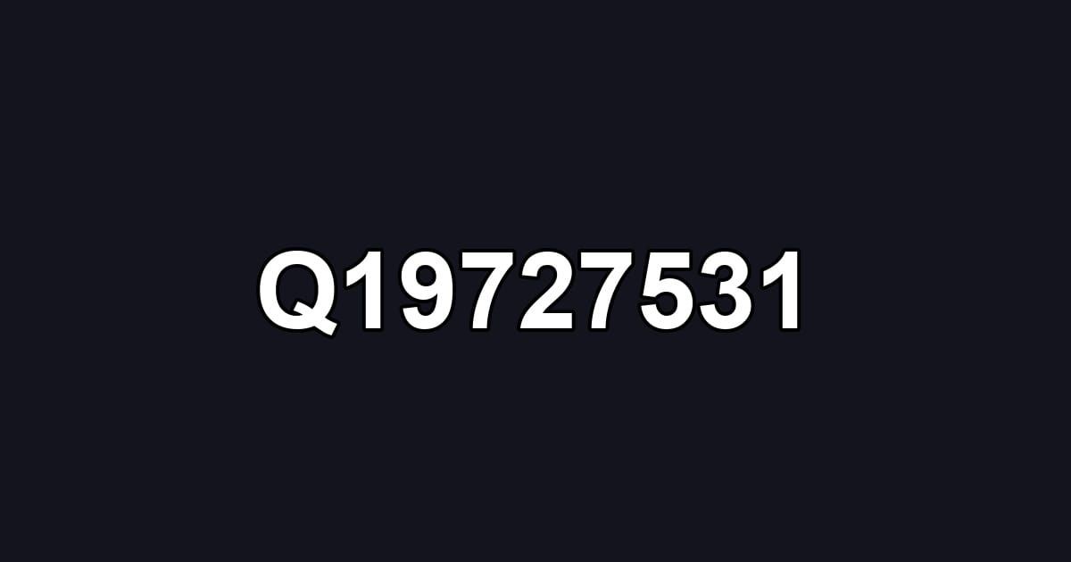 Q19727531