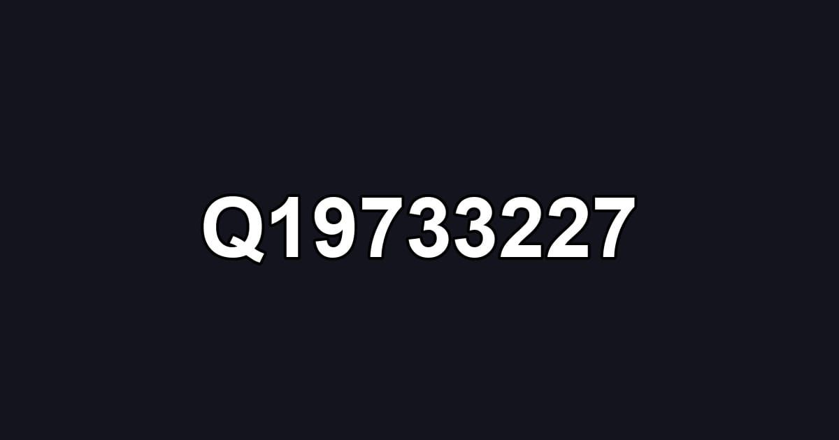 Q19733227
