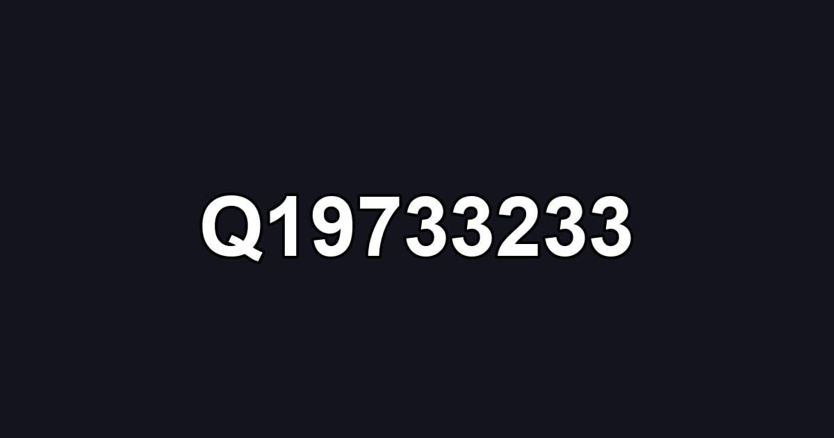 Q19733233