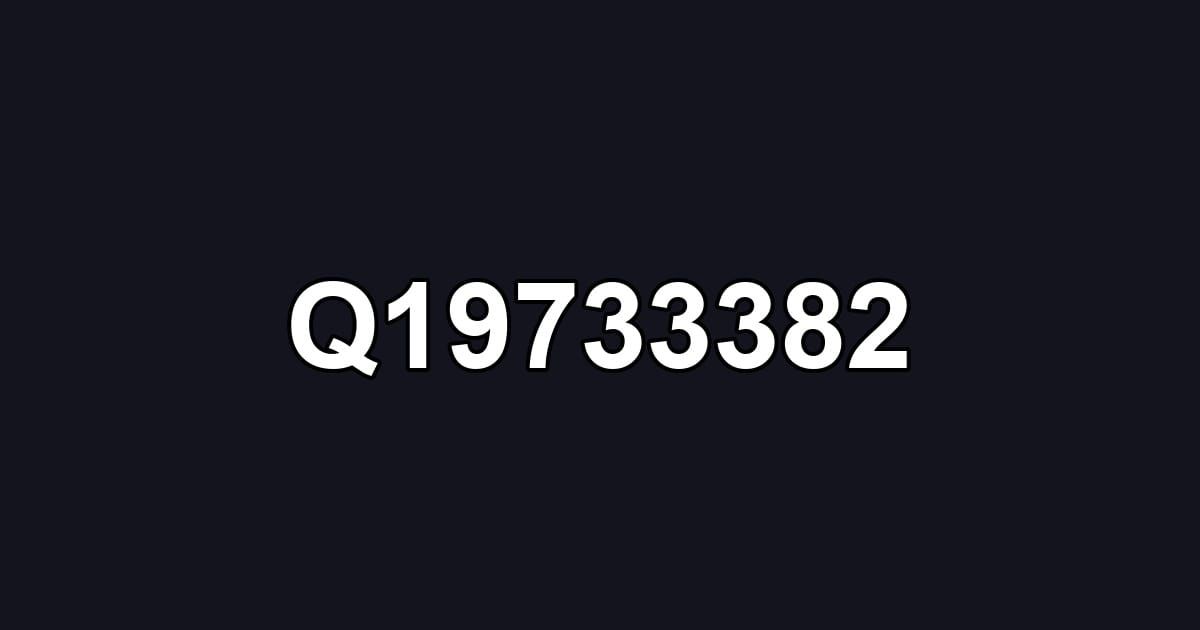 Q19733382