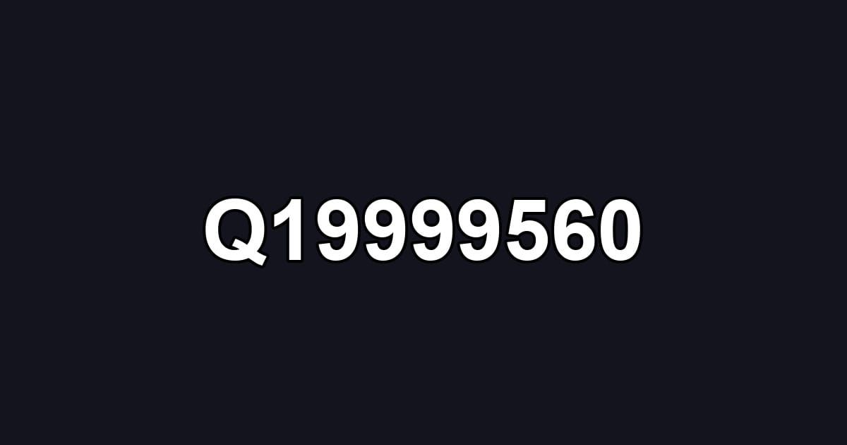 Q19999560
