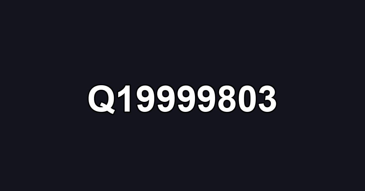 Q19999803