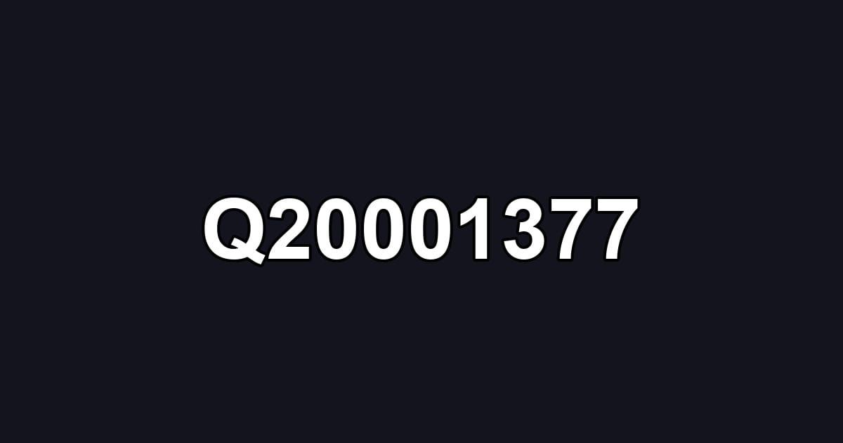 Q20001377