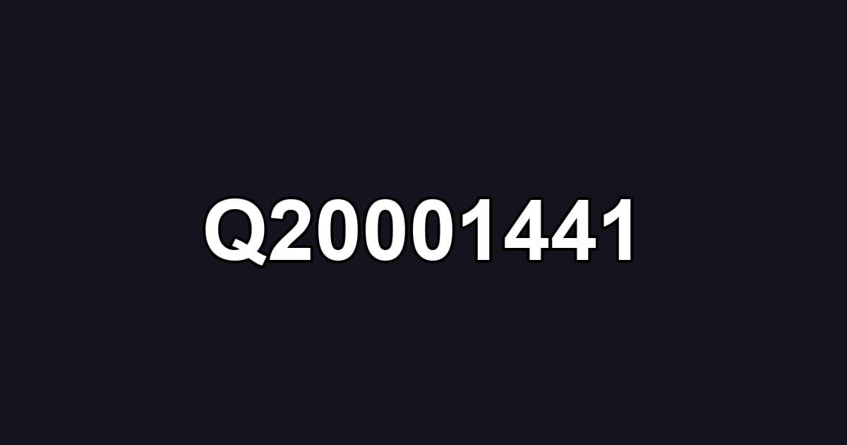 Q20001441