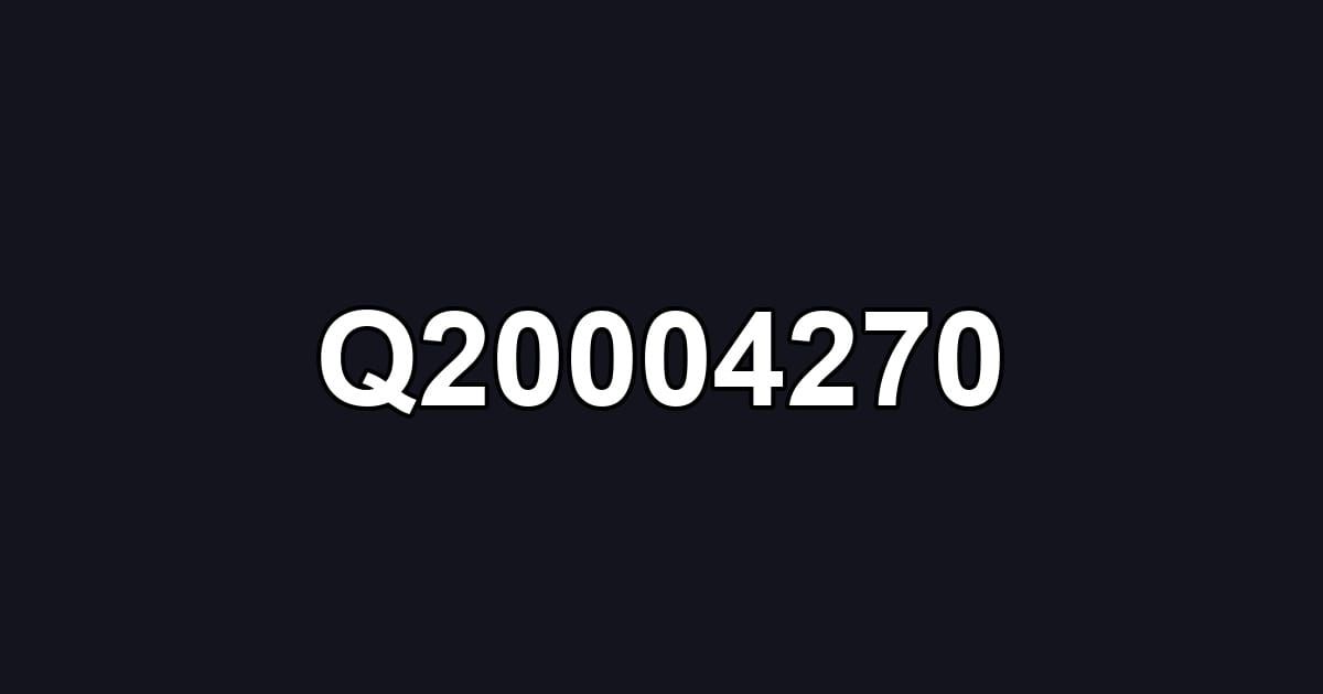 Q20004270