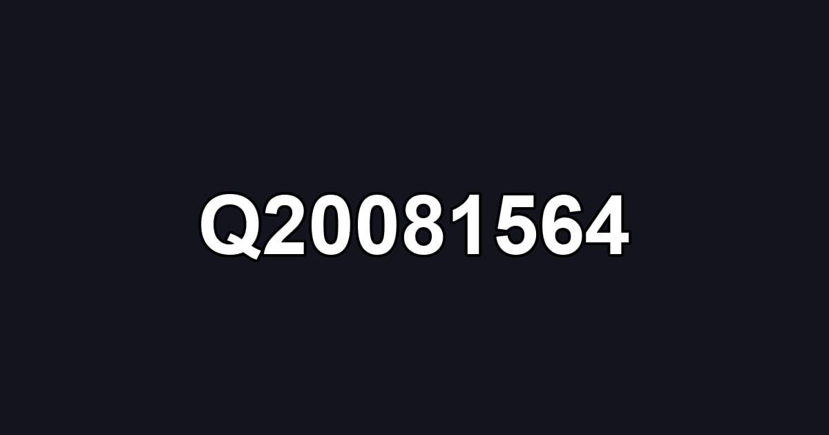 Q20081564
