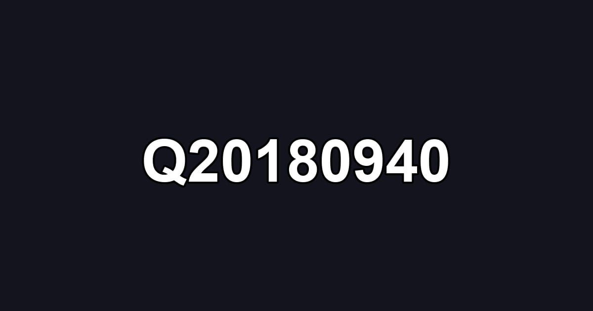 Q20180940